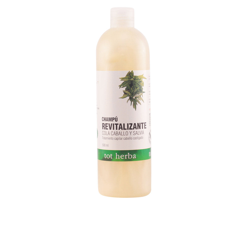 TOT HERBA Revitalizing Shampoo with Horsetail and Sage – 16.9 fl oz for Damaged Hair
