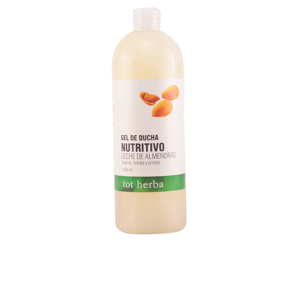 Gel de banho nutritivo almendra TOT HERBA 1000 ml para pele suave