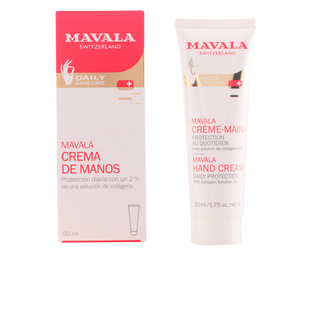 MAVALA creme hidratante para mãos 50 ml – cuidado para pele sensível e seca