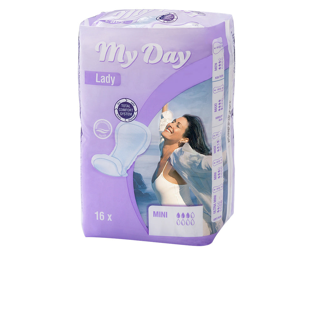 MY DAY mini absorventes para incontinência femininos, 16 unidades