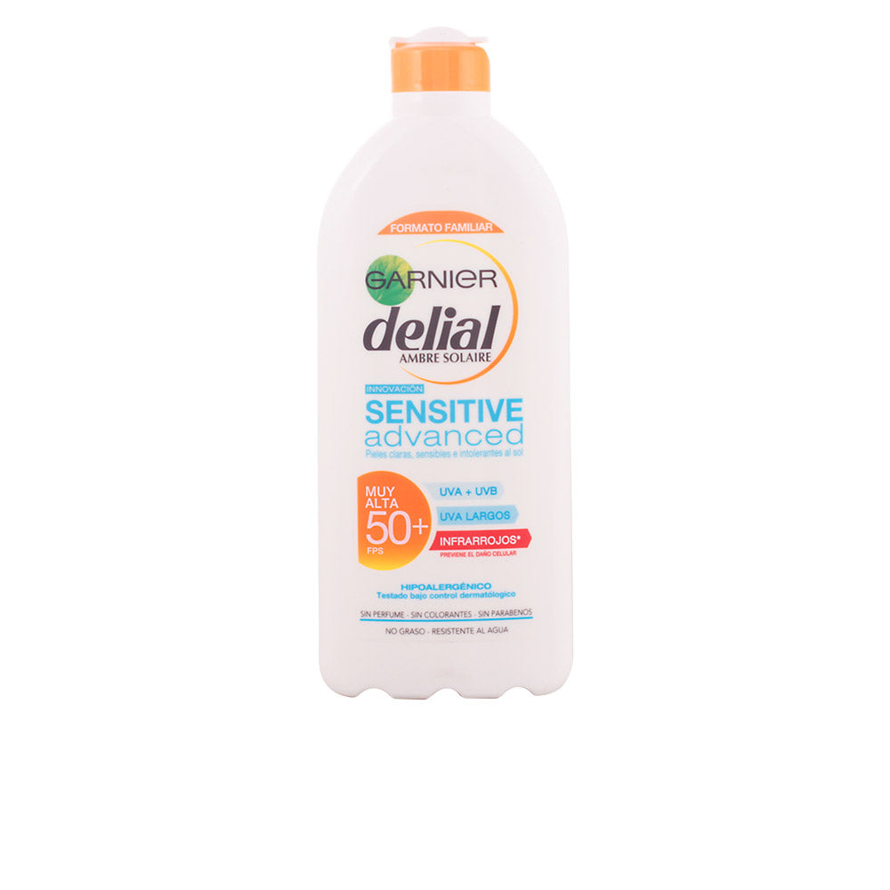 Leite solar SPF50+ Sensível Garnier Sensitive Advanced 400 ml