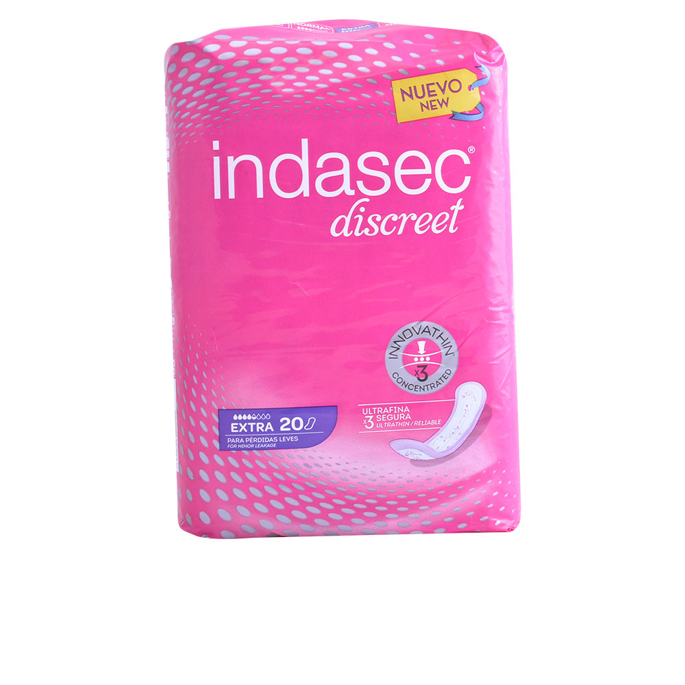 INDASEC DISCREET compresas para incontinência extra - 20 unidades