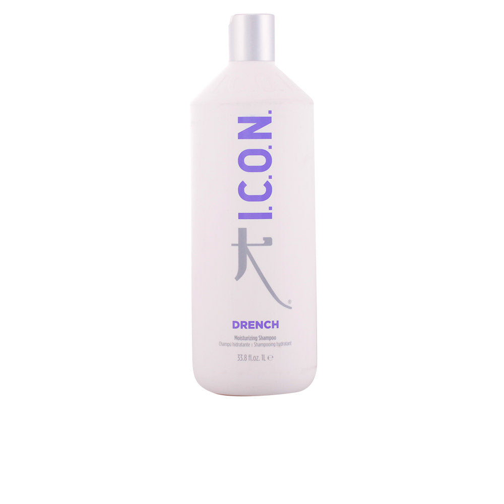 I.C.O.N. DRENCH Shampoo 1000 ml para cabelos danificados e coloridos