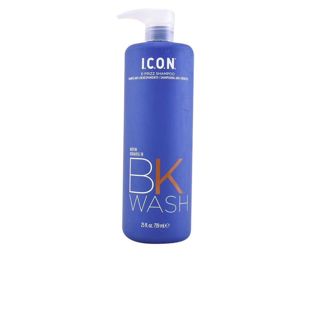 I.C.O.N. BK WASH Frizz Shampoo 739ml - Cuidado para Todo Tipo de Cabelo