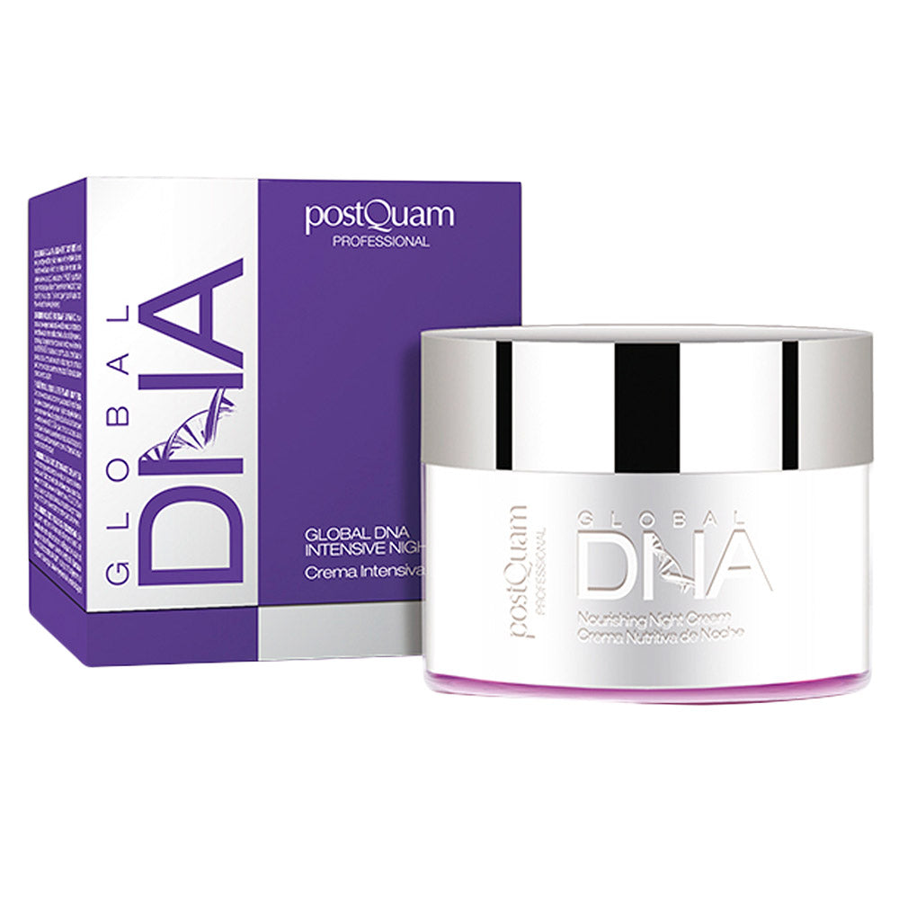 POSTQUAM GLOBAL DNA Night Cream 50ml for Women – Anti-Aging Night Treatment for All Skin Types