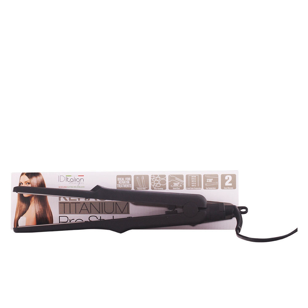 ID Italian Keractiv Titanium Pro Styler - Alisamento Profissional para Todo Tipo de Cabelo
