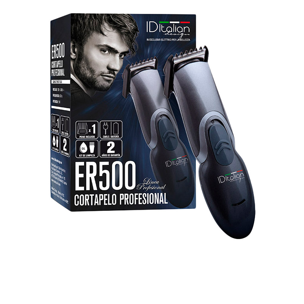 ID ITALIAN Cortapelos ER 500: Máquina de Corte para Homens com Energia Profissional