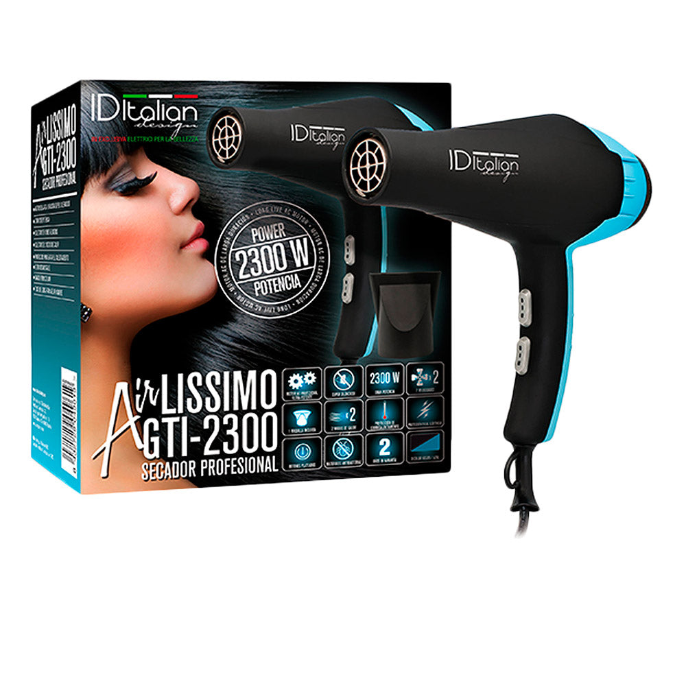 Secador Profissional ID ITALIAN AIRLISSIMO GTI 2300 Azul para Cabelos