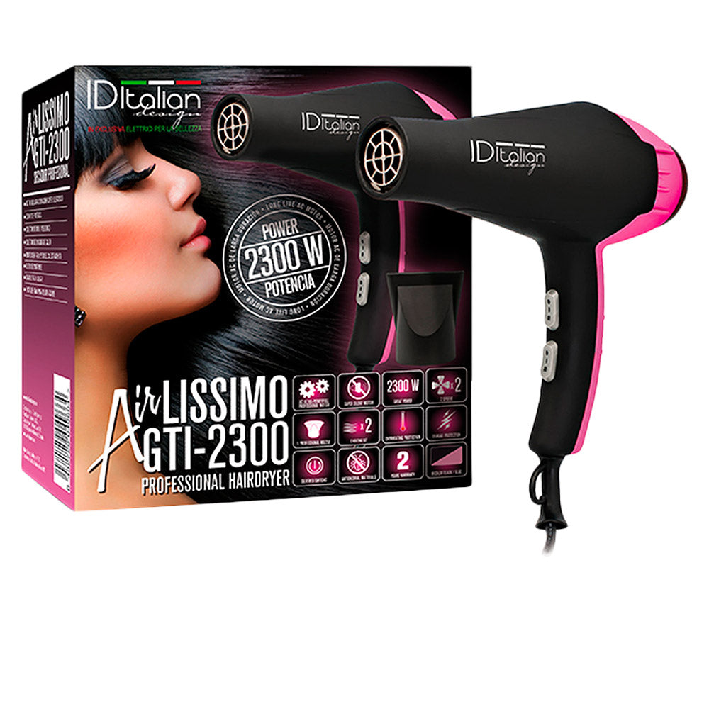 ID ITALIAN AIRLISSIMO GTI 2300 Secador Profissional para Todo Tipo de Cabelo