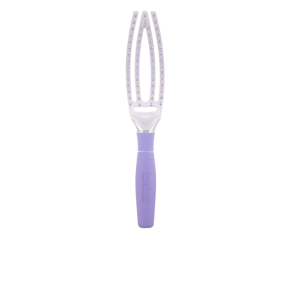 Olivia Garden Fingerbrush Care com cerdas de nylon - escova de cabelo suave
