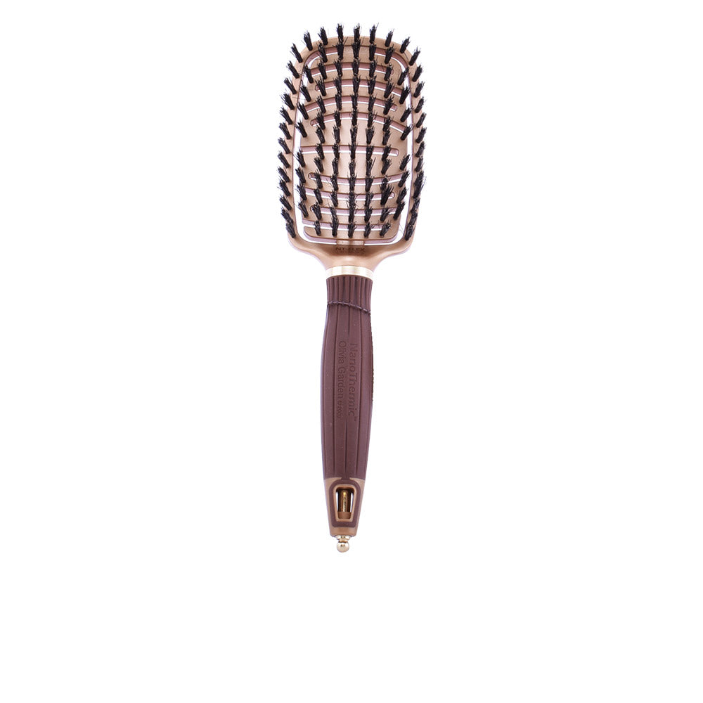 Olivia Garden Nanothermic Flex Pente de Cerdas de Javali para Todo Tipo de Cabelo