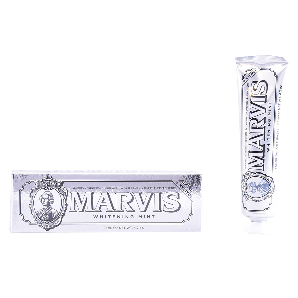 Marvis whitening mint pasta de dentes 85 ml - Sorriso mais brilhante