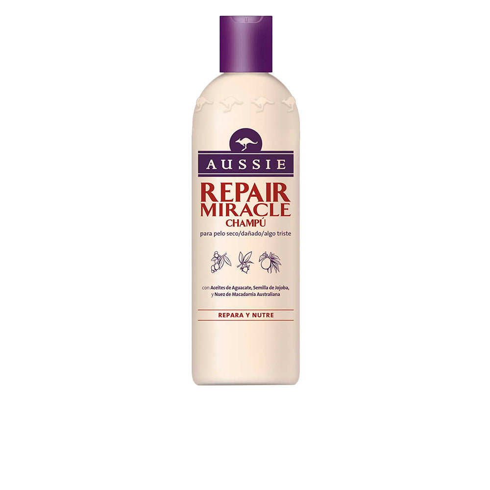 Aussie Repair Miracle Shampoo para cabelos danificados e secos - 300 ml