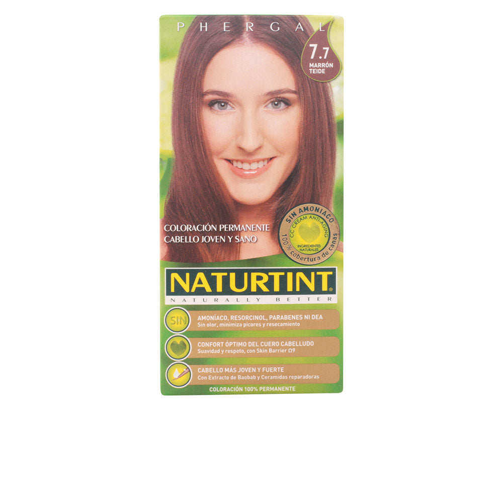 NATURTINT corante sem amónia #7.7 Teide Brown para cabelo - Natural e sustentável