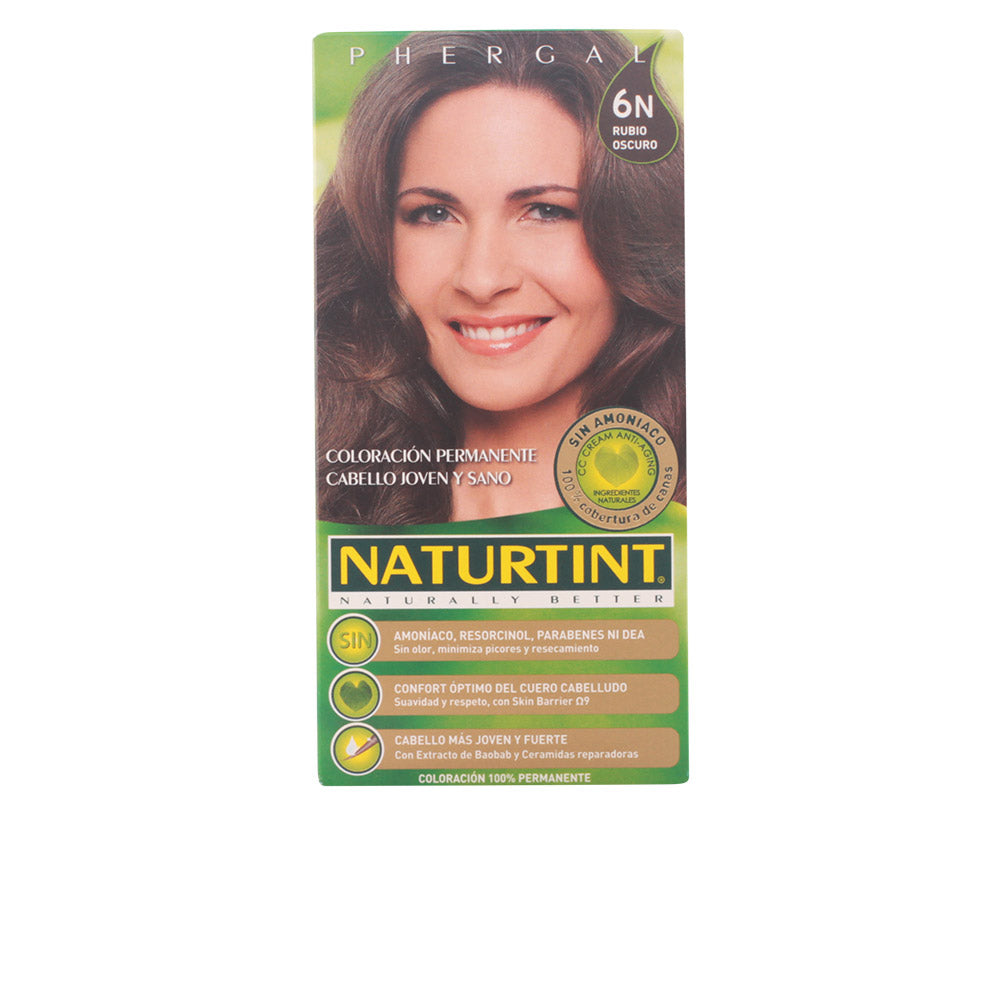 Naturtint Ammonia-Free Hair Dye #6N Dark Blonde 170ml – Natural and Sustainable Coloring