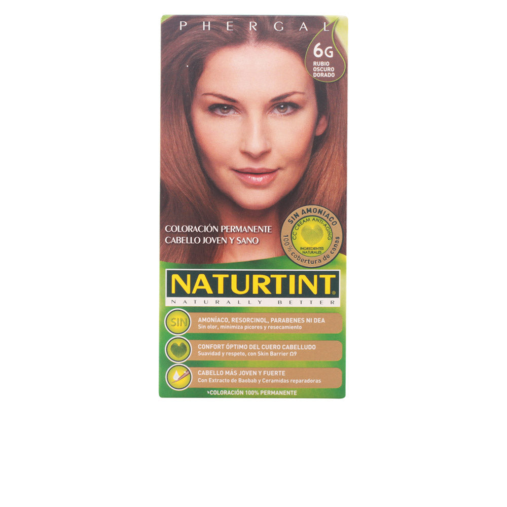 NATURTINT ammonia-free hair dye #6G Dark Golden Blonde - 170 ml