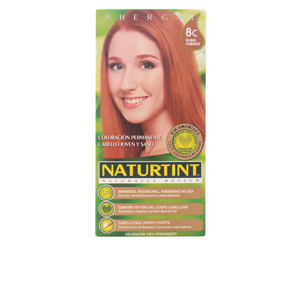 NATURTINT Ammonia-Free Hair Dye #8C Copper Blonde - 170 ml