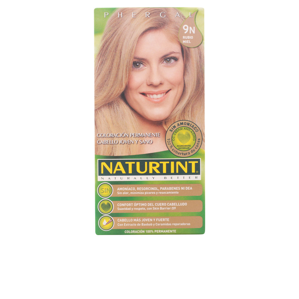 NATURTINT Ammonia-Free Hair Dye #9N Honey Blonde 170 ml | Vegan & Eco-Friendly Coloring