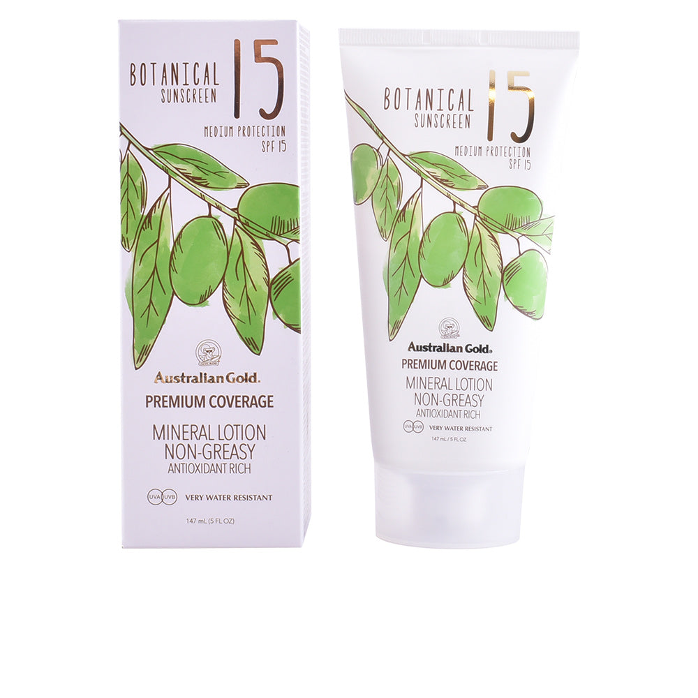 Australian Gold botanical SPF15 loção 147 ml - Proteção natural para toda a pele
