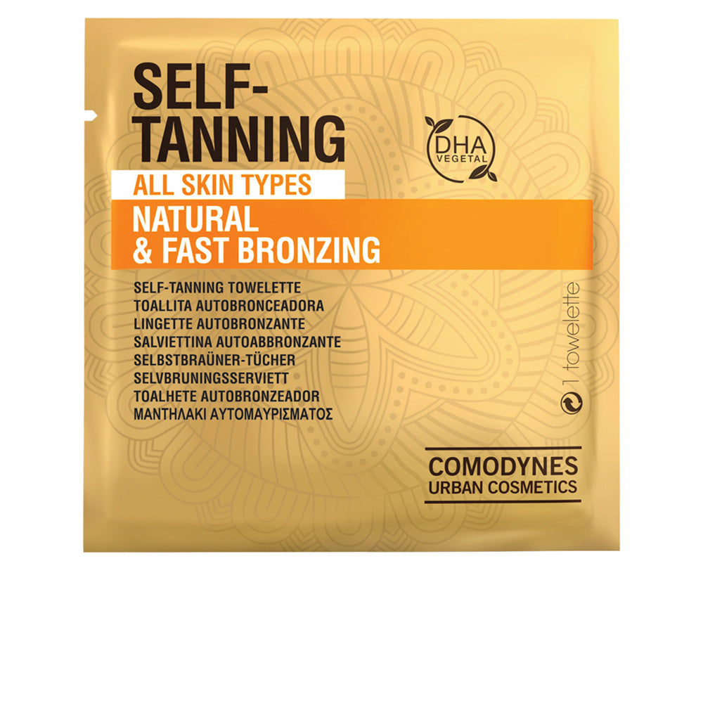Comodynes Self-Tanning Toalhitas para Bronzeado Natural e Rápido