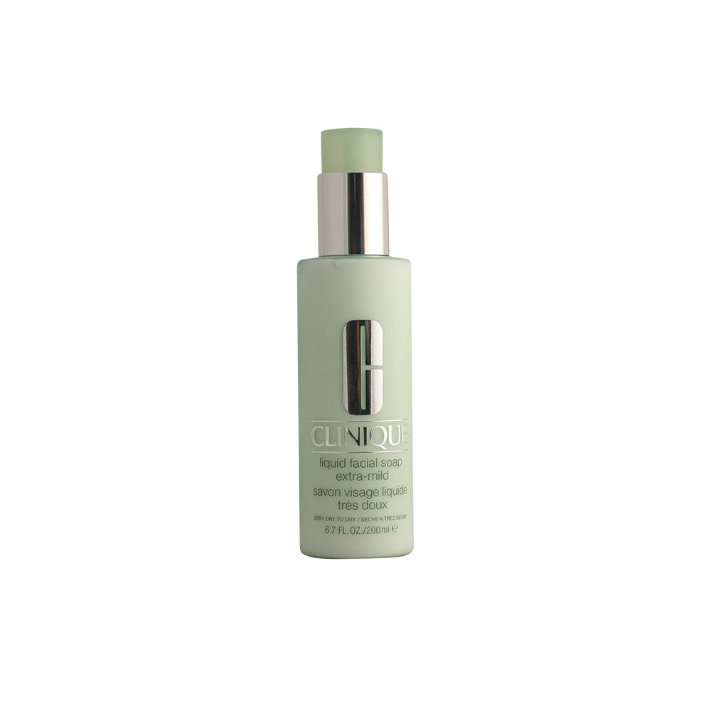 CLINIQUE Liquid Facial Soap Extra Mild com bomba 200 ml - Limpeza suave para pele sensível e seca