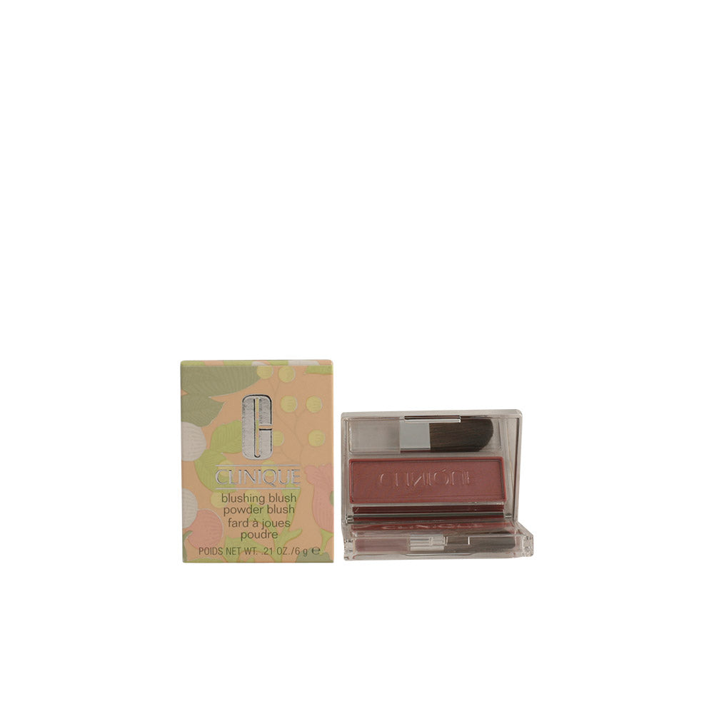 Clinique Blushing Blush pó compacto Sunset Glow #07 para pele natural