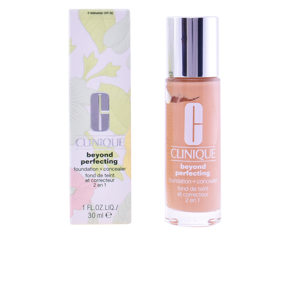 Clinique beyond perfecting base + corrector #02 alabaster - pele uniforme e radiante