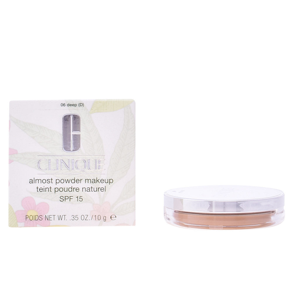 Clinique Almost Powder Makeup SPF15 #06 Deep - Base Facial de Alta Proteção