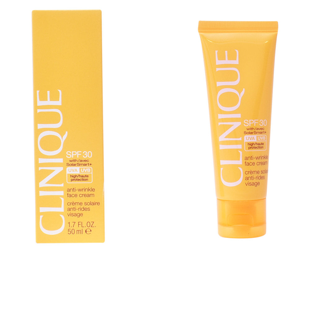 Sun Anti-Wrinkle Creme Facial SPF30 Clinique para Peles Sensíveis e Todo Tipo
