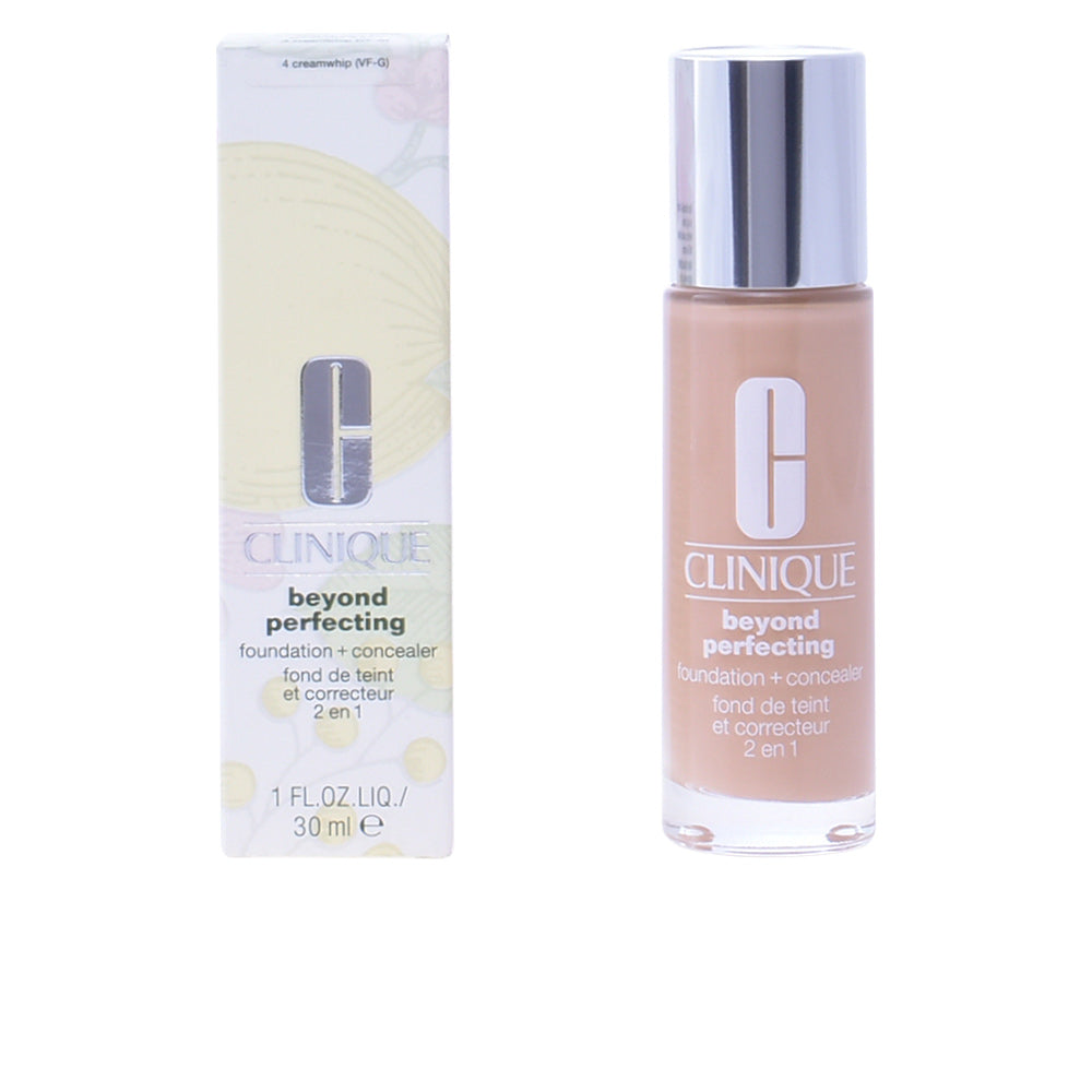 Clinique beyond perfecting base com corretor #4 creamwhip para pele todo tipo