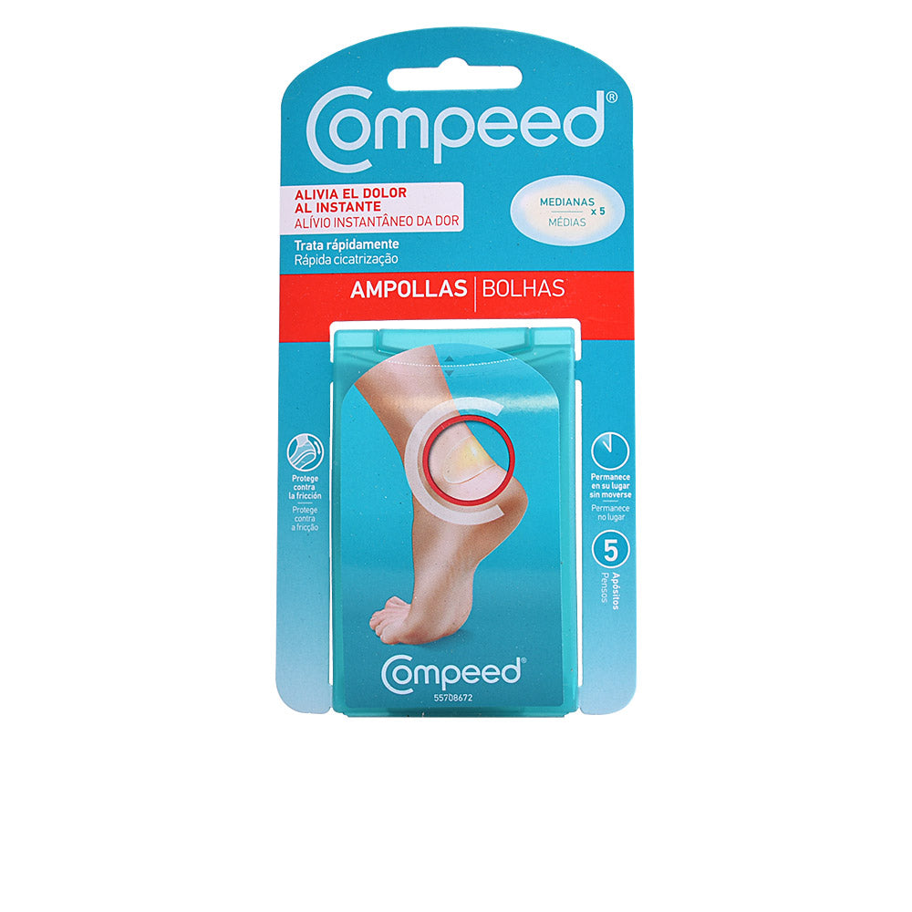 Compeed Enxertos para Bolhas Médios com 5 Unidades - Cuidados de Primeira Ajuda