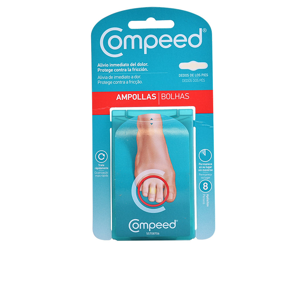 COMPEED almofadas para bolhas entre os dedos dos pés, 8 adereços