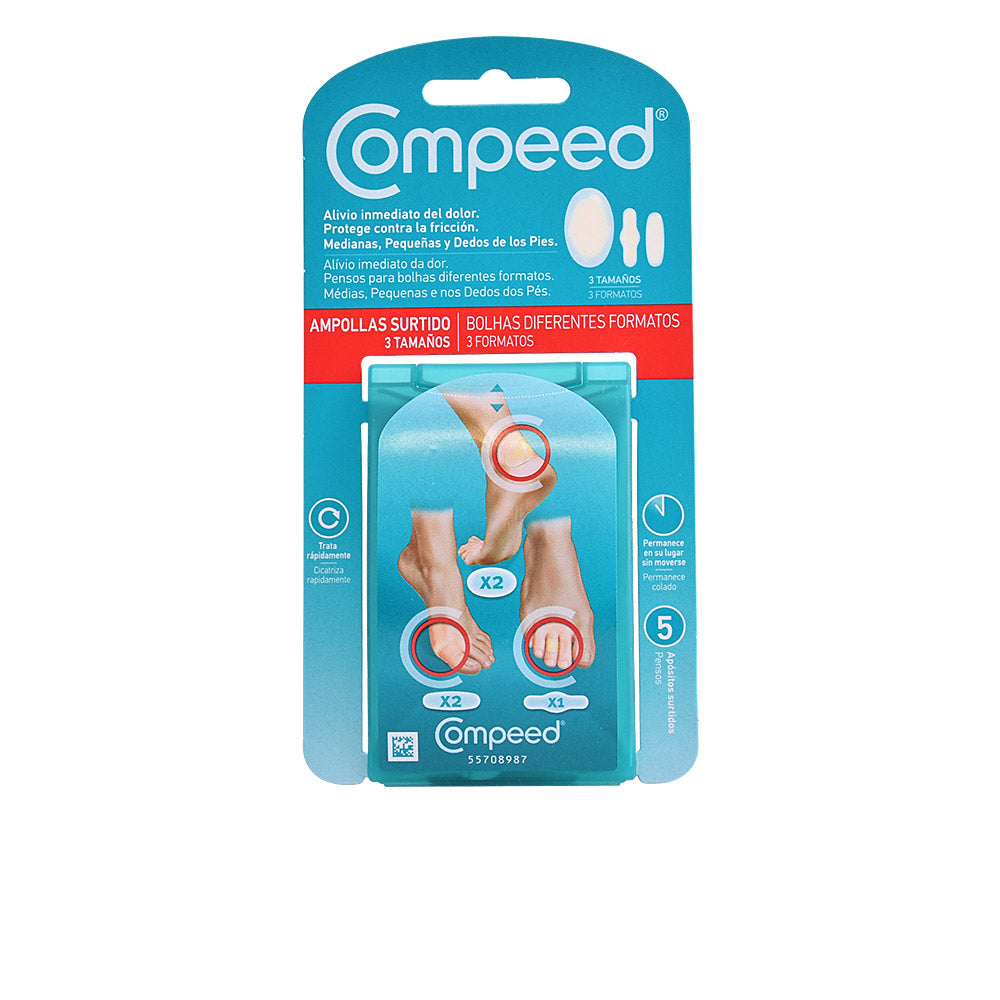COMPEED Curativos Antifricção Diversas Tamanhos para Cuidados Rápidos