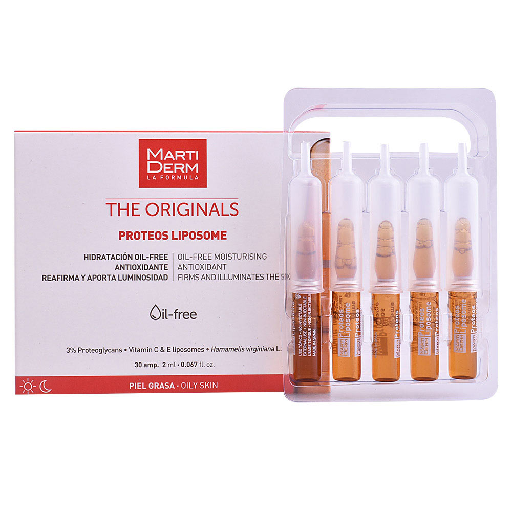 Martiderm The Originals Proteos Liposome Ampoules – 30 x 2 ml for Mature & Oily Skin