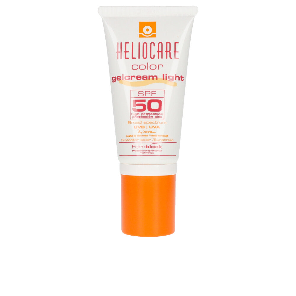 HELIOCARE Color SPF50 Light Sunscreen Gel Cream for Sensitive Skin - 50ml