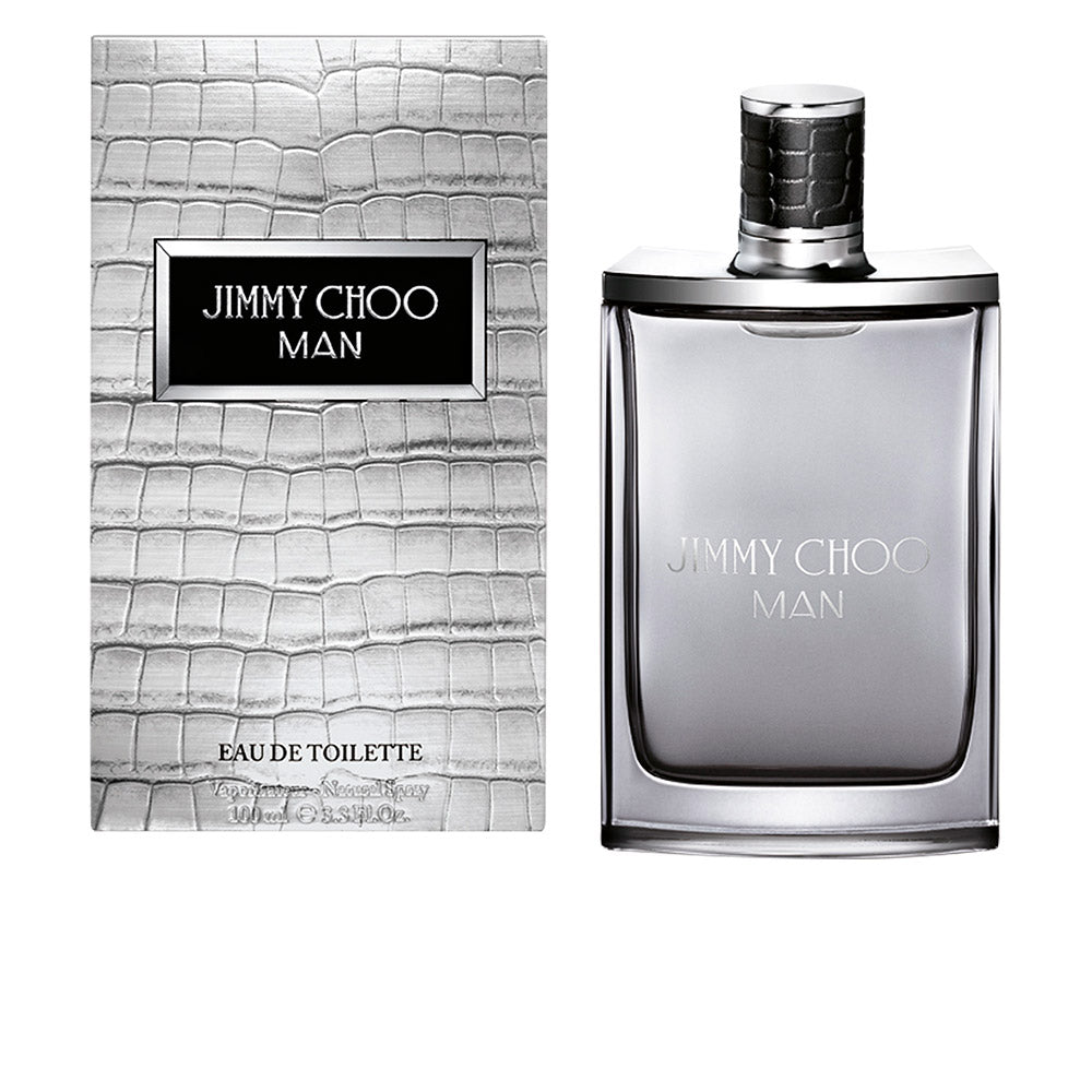 Jimmy Choo Man Eau de Toilette Spray 100ml – Perfume masculino com aroma aromático e frutado