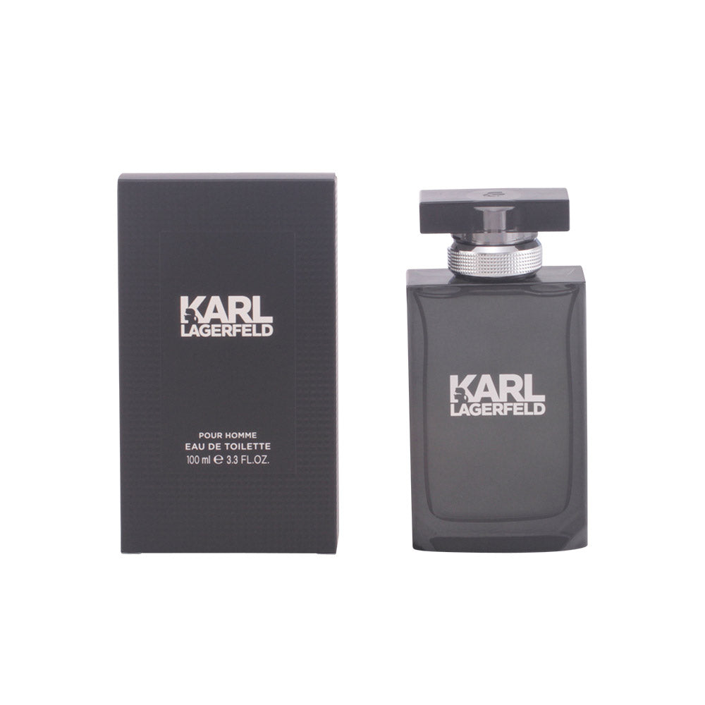 Karl Lagerfeld Pour Homme Eau de Toilette 100 ml - Fragrância Fougère e Aromática para Homens