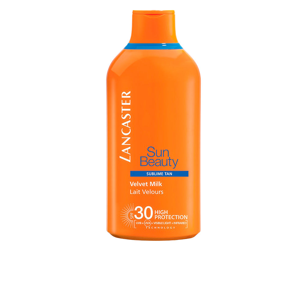 Lancaster SUN BEAUTY leite protetor SPF30 400ml para pele todo o corpo