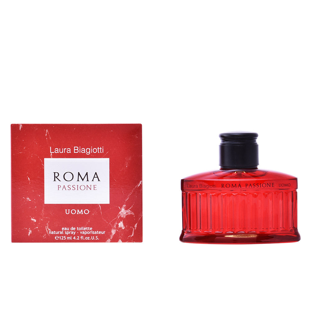 Roma Passione Uomo Eau de Toilette - Perfume masculino com aroma amaderado e especiado por Laura Biagiotti