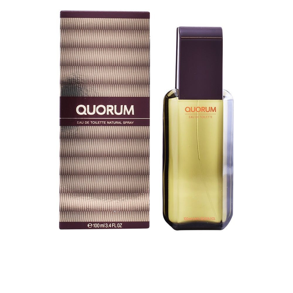 QUORUM Eau de Toilette Spray 100 ml para Homem com aroma amadeirado