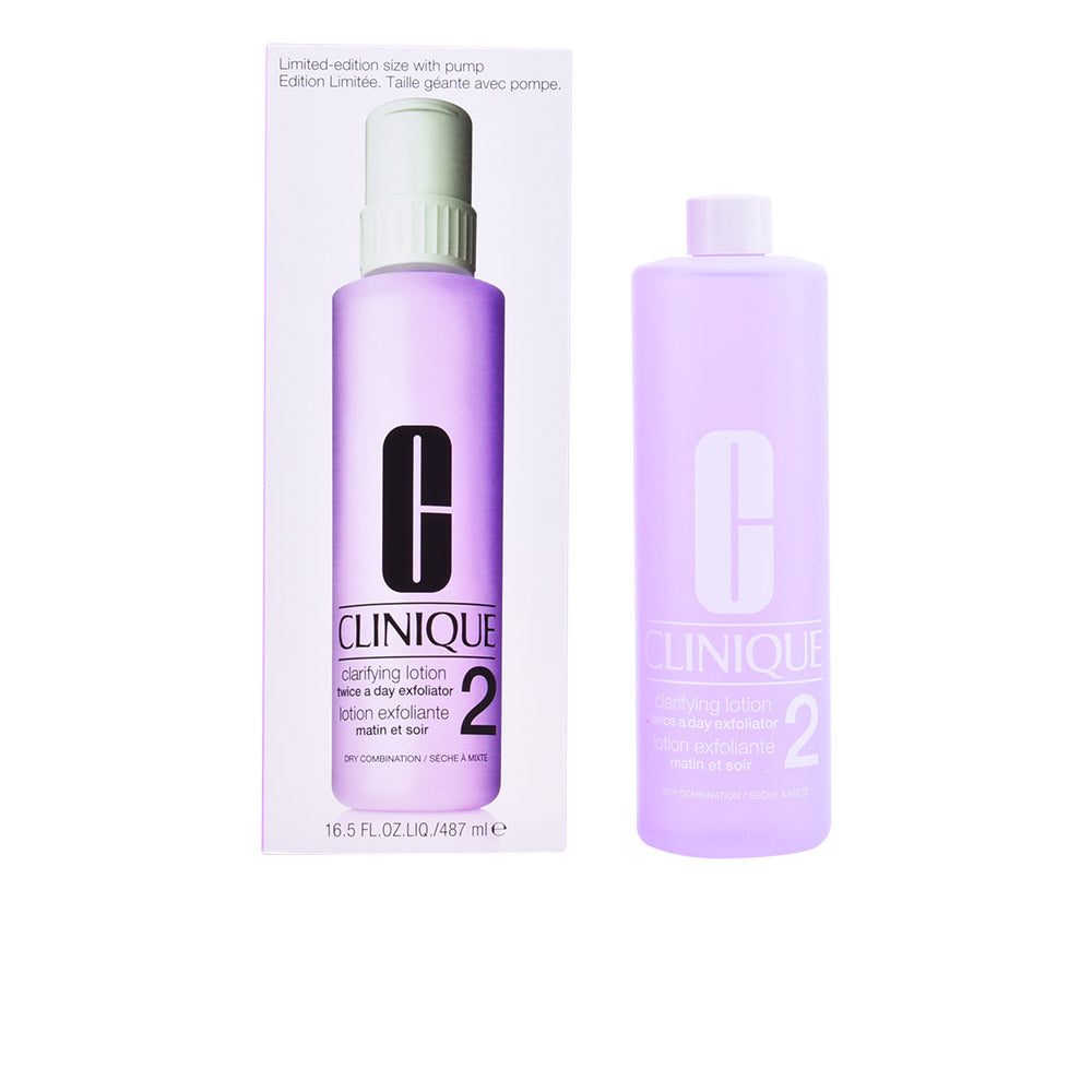 CLINIQUE Clarifying Lotion 2 XXL - Limpeza facial suave para pele seca e mista