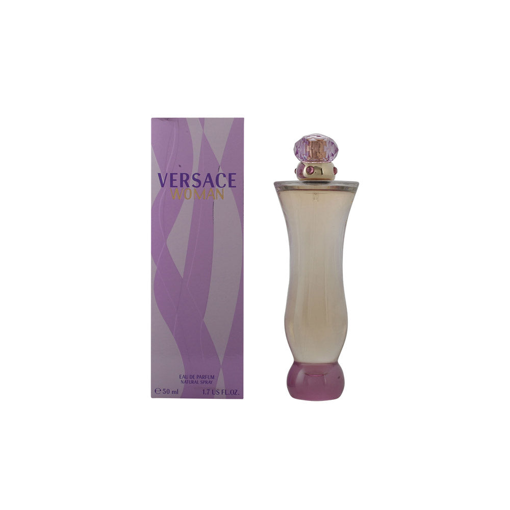 Versace WOMAN Eau de Parfum Spray 50 ml - Elegância Floral Amaderada