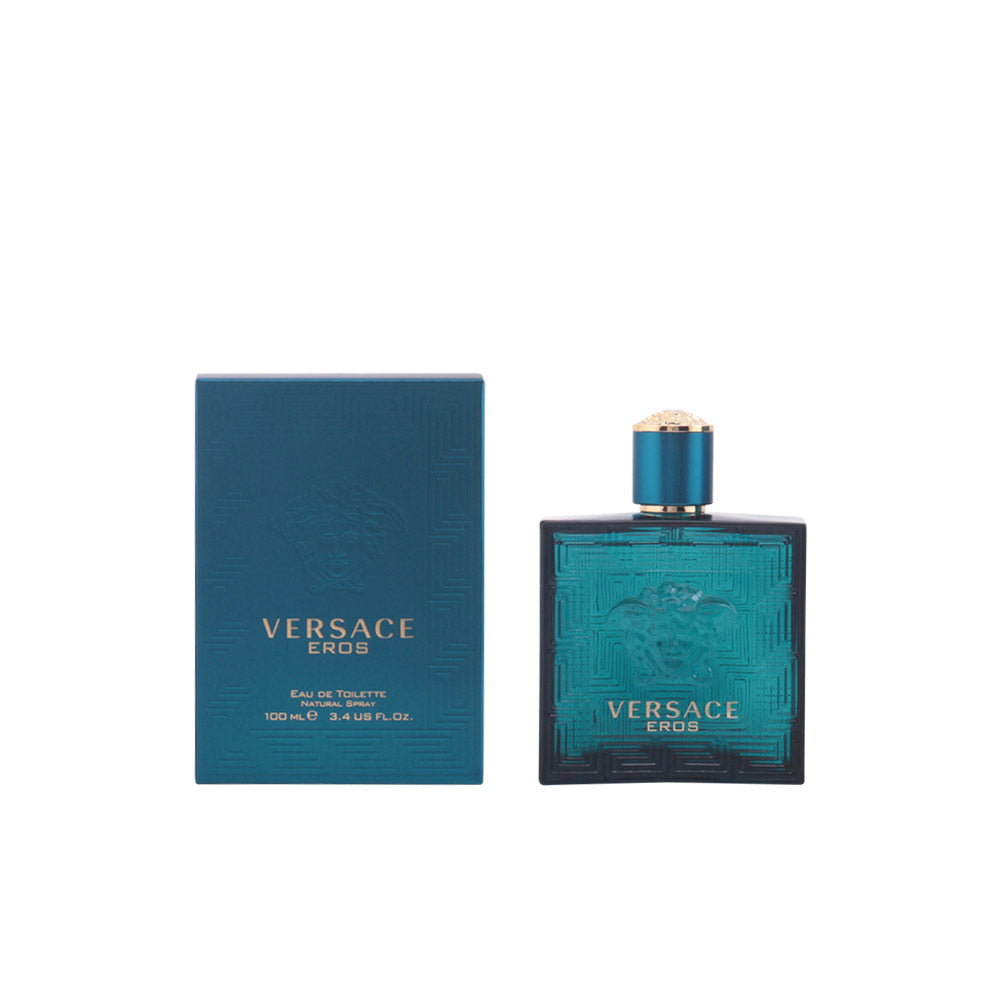 Versace Eros Eau de Toilette Spray 100ml - Fragância Masculina Elegante