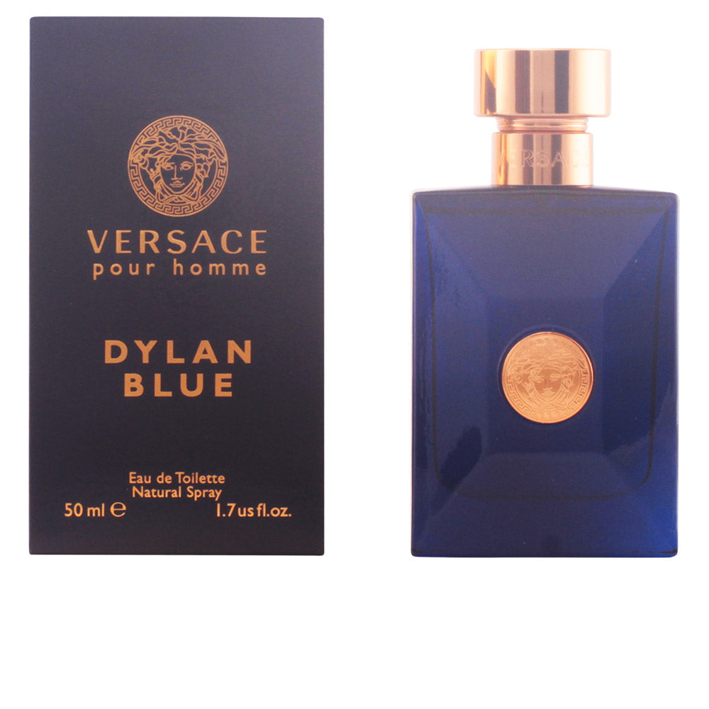 Versace Dylan Blue Eau de Toilette 50ml para Homem - Fragrância Sedutora