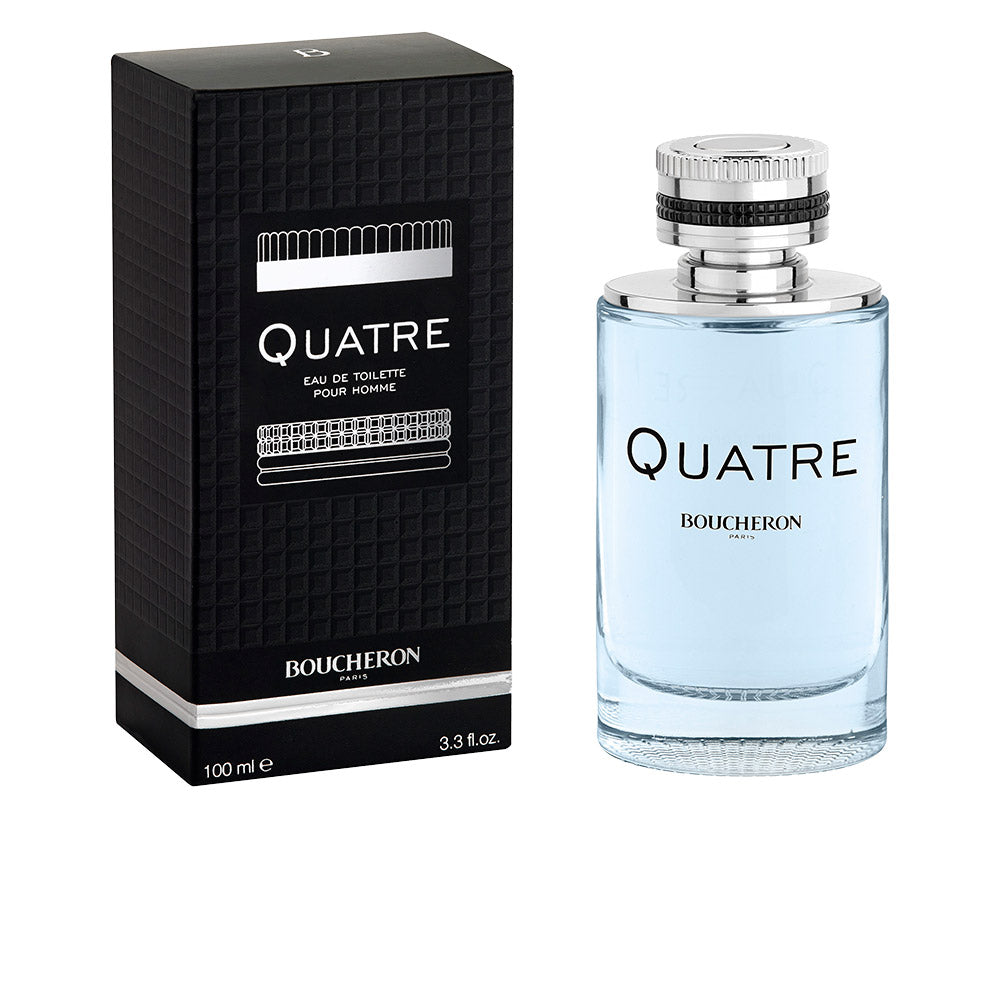 Boucheron Quatre Pour Homme Eau de Toilette 100ml - Elegância Masculina