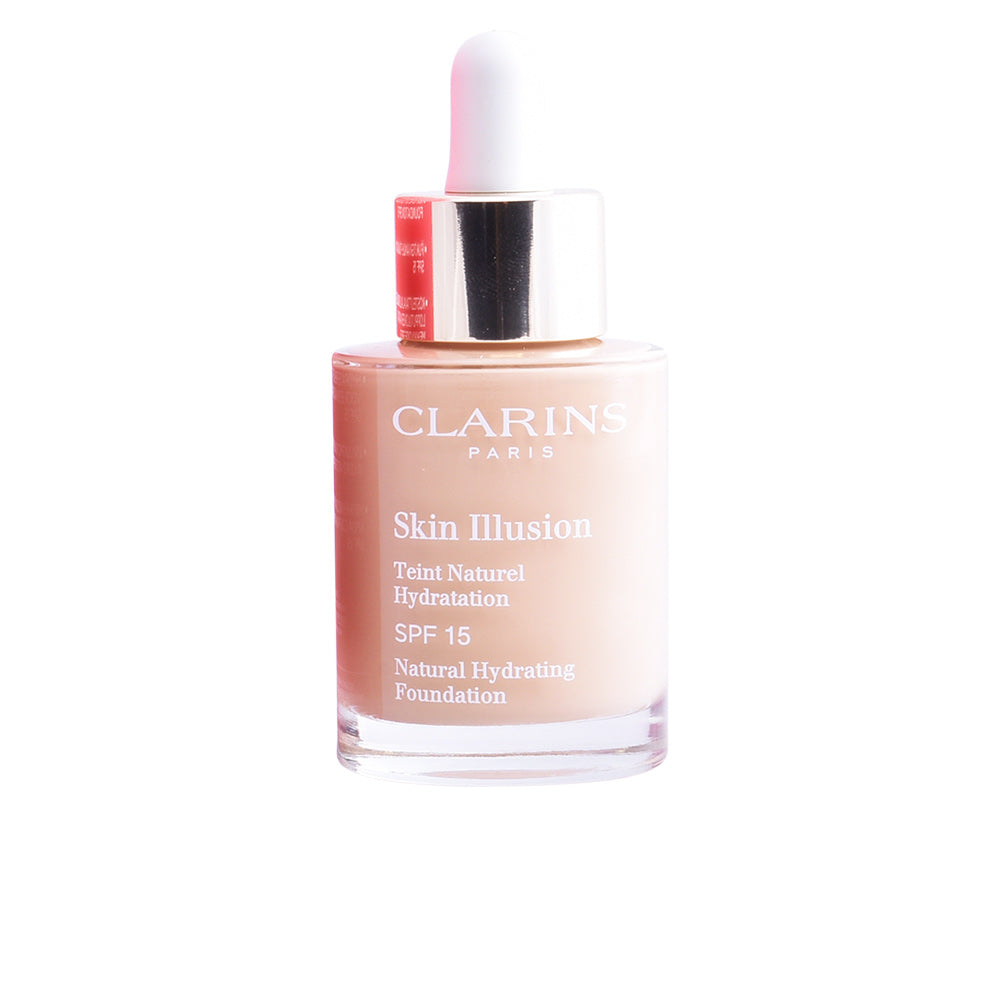 Clairins Skin Illusion SPF15 Nº110 - Base fluida com proteção média