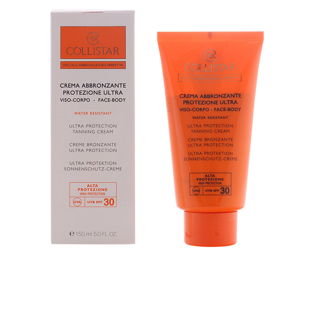 Collistar Crema Bronceadora SPF30 – Proteção e Bronzeado Natural para Todos os Tipos de Pele