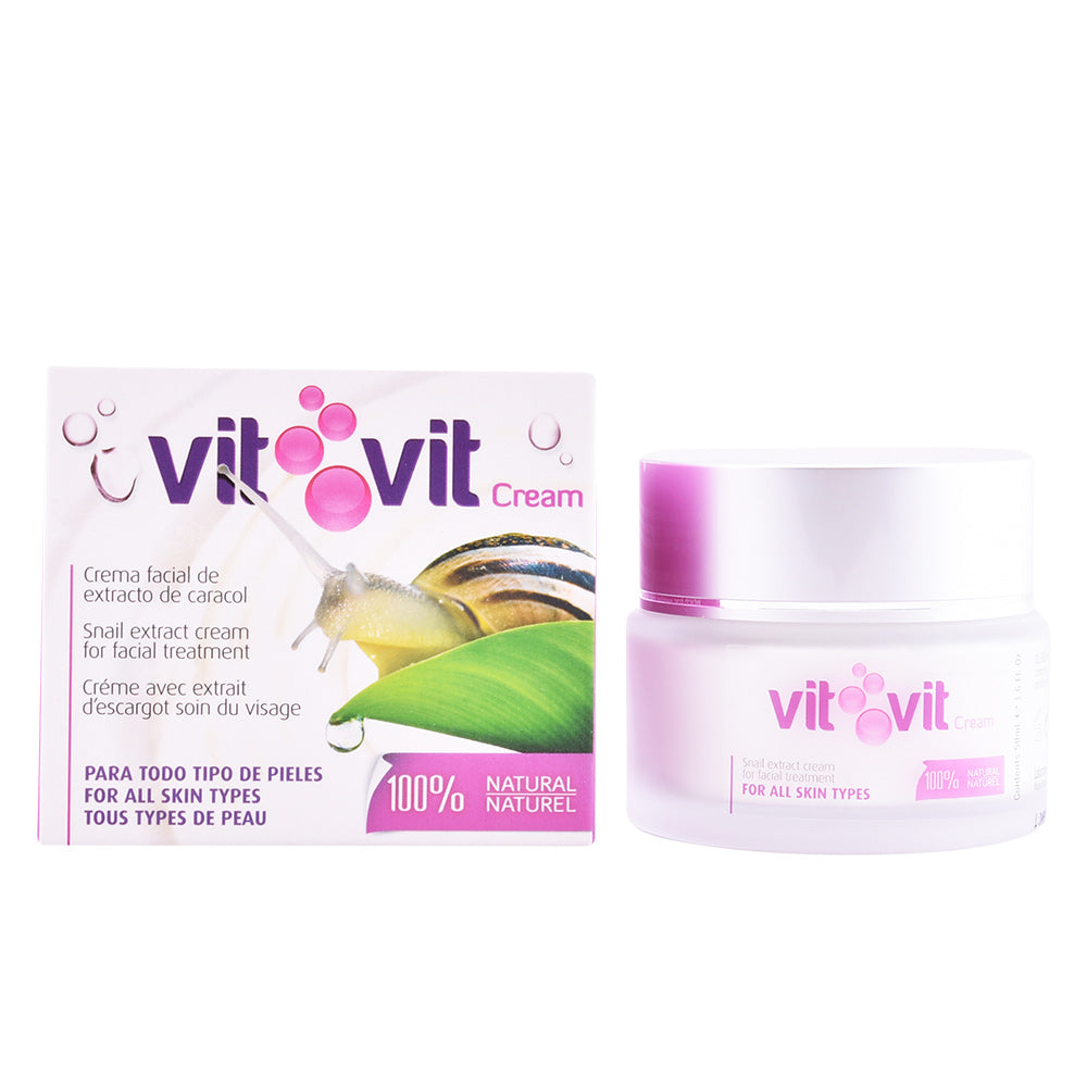 VIT VIT Creme com Extrato de Caracol – Rejuvenescimento e Hidratação