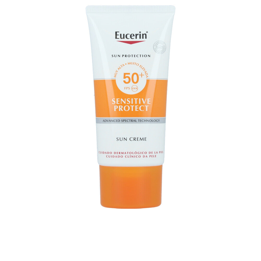 Eucerin Sun Sensitive Protect Creme SPF50+ para pele seca e sensível 50 ml