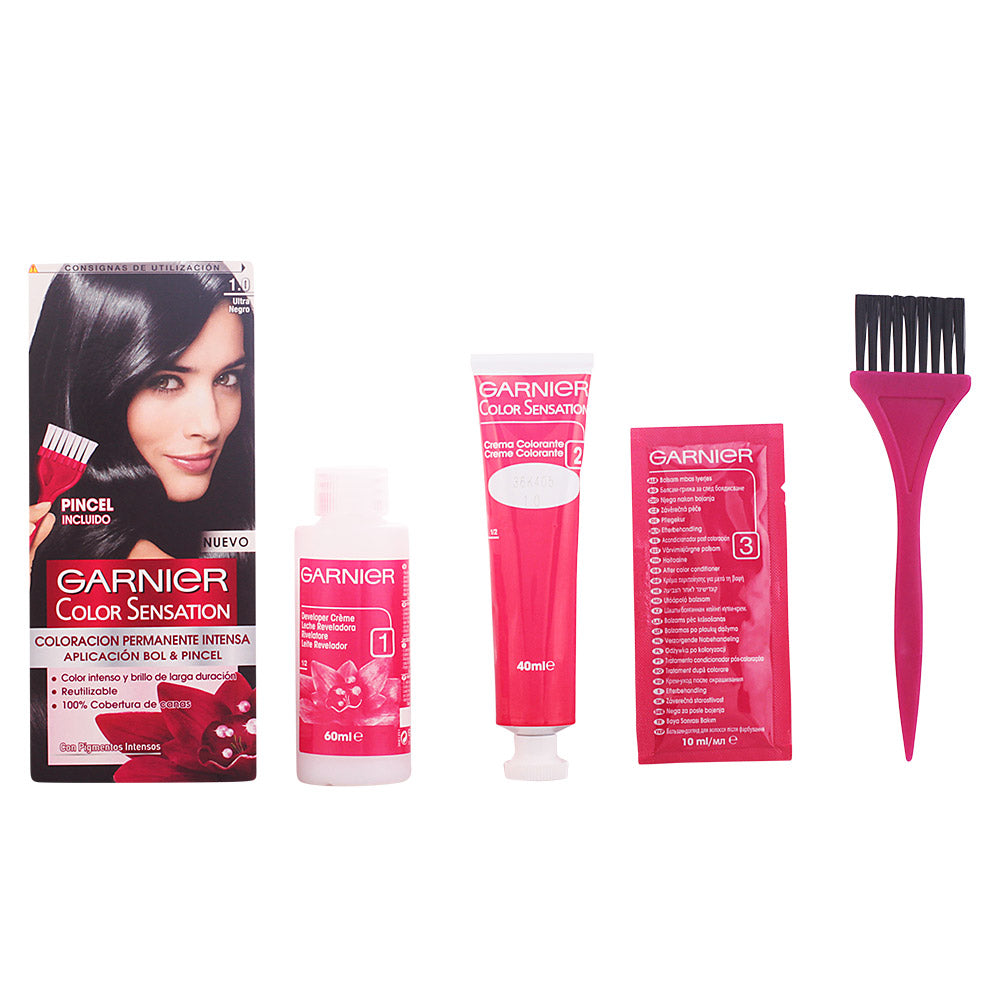 Garnier COLOR SENSATION #1 Ultra Black - Coloração para Todo Tipo de Cabelo